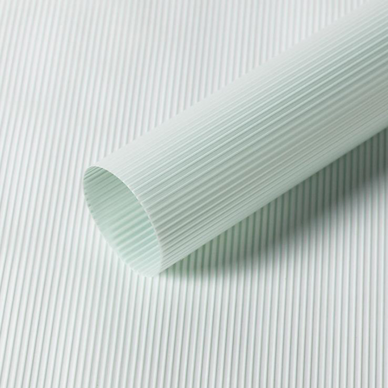 فیلم بسته بندی گل الگوی عمودی رنگ جامد MYHC-04 Haze Line