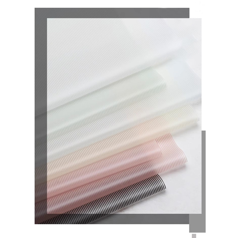 فیلم بسته بندی گل الگوی عمودی رنگ جامد MYHC-04 Haze Line