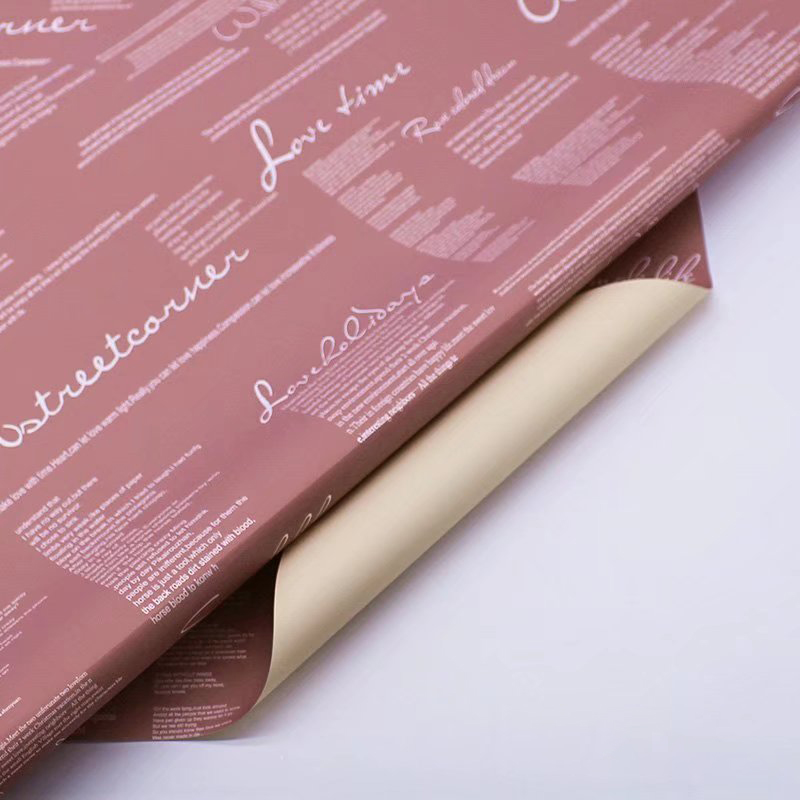 MYHC-20 تزیین انگلیسی Ouya Paper Pearl Film Film Paper Flower Paper
