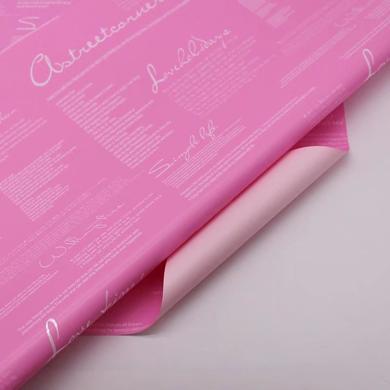 MYHC-20 تزیین انگلیسی Ouya Paper Pearl Film Film Paper Flower Paper