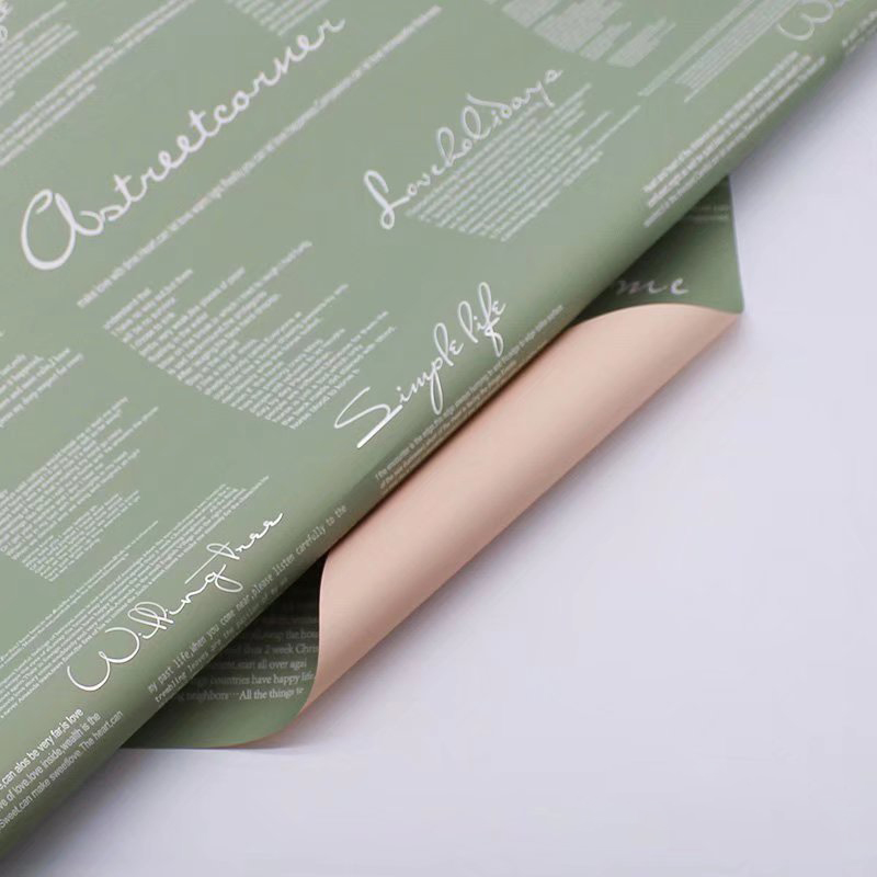 MYHC-20 تزیین انگلیسی Ouya Paper Pearl Film Film Paper Flower Paper