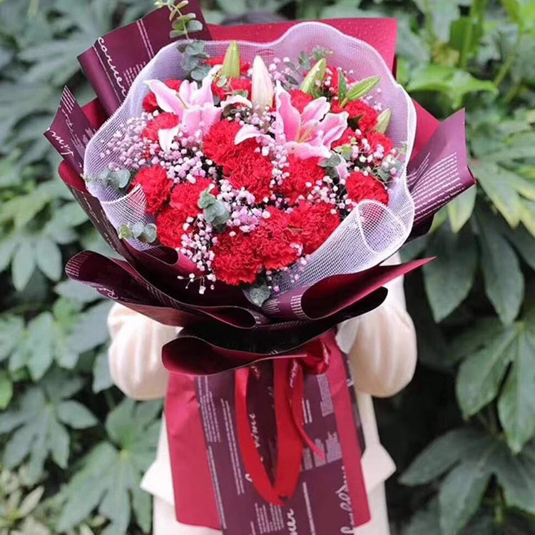 MYHC-20 تزیین انگلیسی Ouya Paper Pearl Film Film Paper Flower Paper