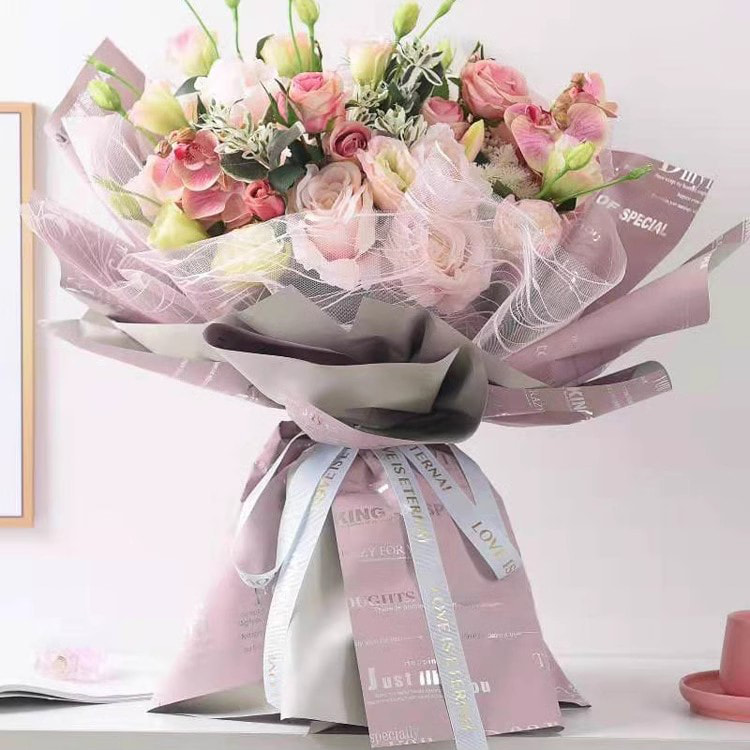 MYHC-20 تزیین انگلیسی Ouya Paper Pearl Film Film Paper Flower Paper