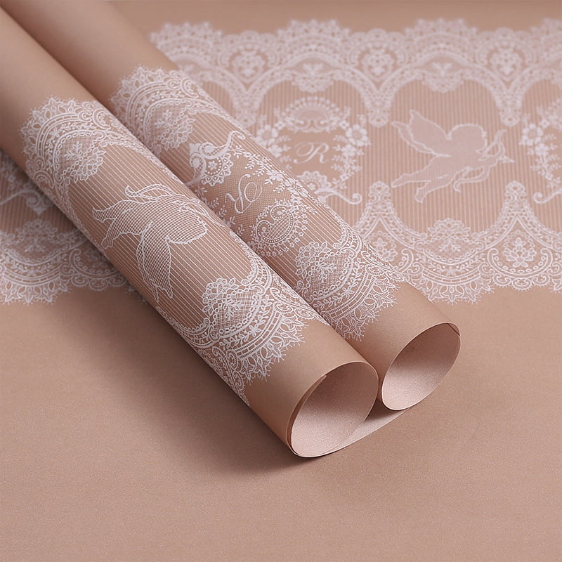 فیلم بسته بندی گل ضد آب MYHC-46 Lace Pattern BOPP