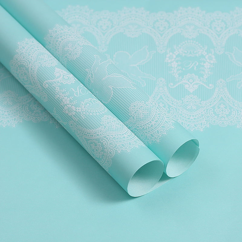 فیلم بسته بندی گل ضد آب MYHC-46 Lace Pattern BOPP