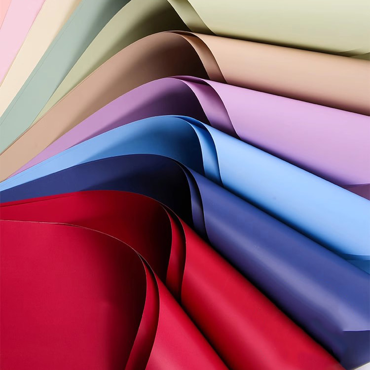 MYHC-68 Pearl Film 8 Silk 45×50cm (±2cm) کاغذ بسته بندی گل تک رنگ