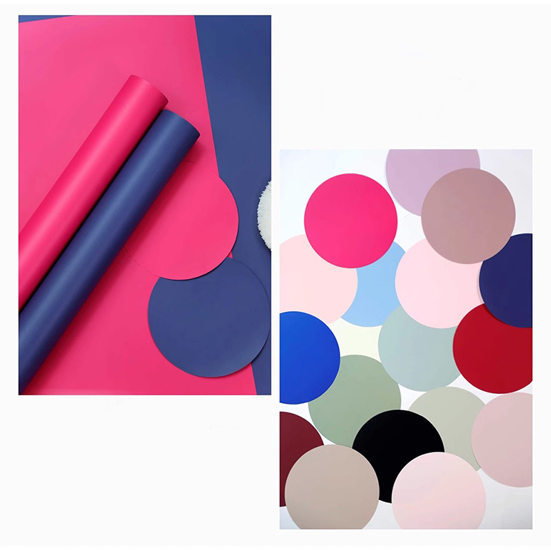 MYHC-68 Pearl Film 8 Silk 45×50cm (±2cm) کاغذ بسته بندی گل تک رنگ