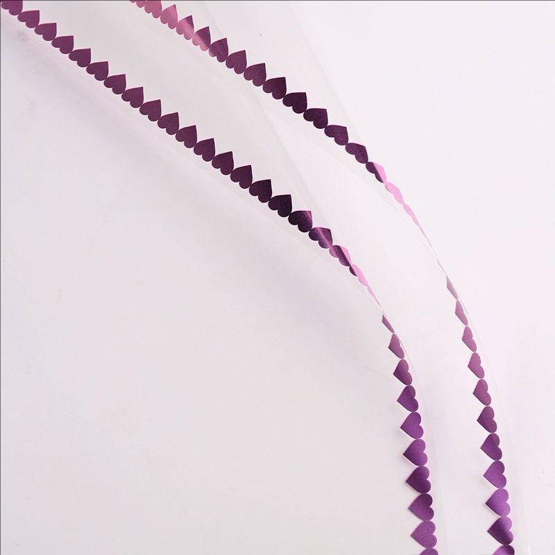 فیلم بسته بندی گل شفاف MYHC-73 Lace Glitter Opp