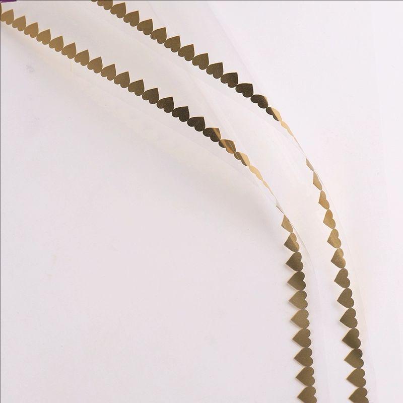 فیلم بسته بندی گل شفاف MYHC-73 Lace Glitter Opp