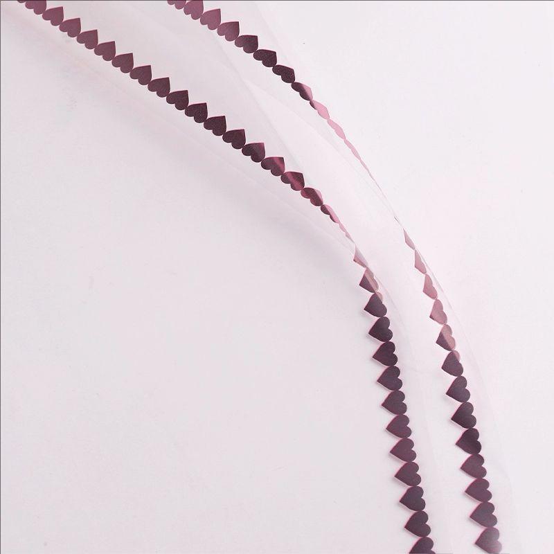 فیلم بسته بندی گل شفاف MYHC-73 Lace Glitter Opp