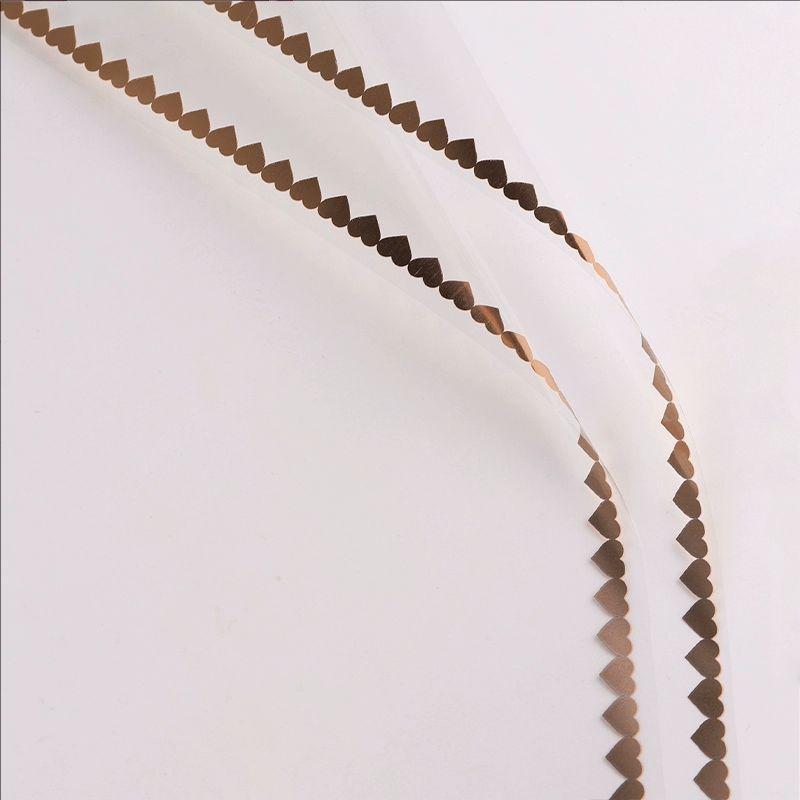 فیلم بسته بندی گل شفاف MYHC-73 Lace Glitter Opp