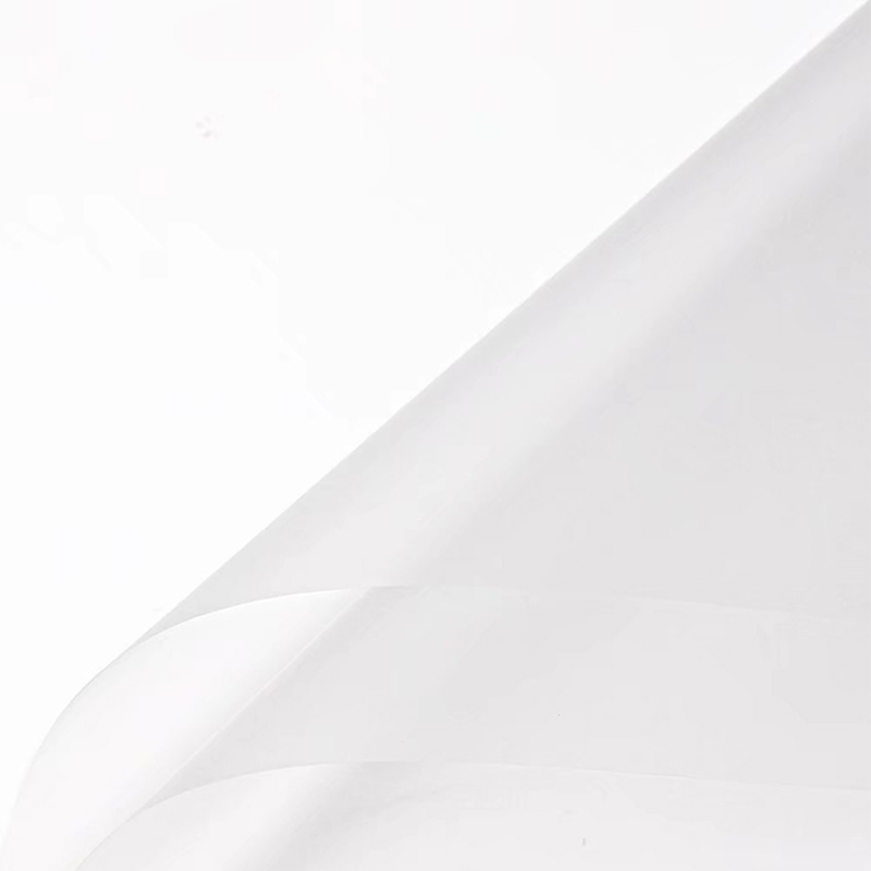 کاغذ بسته بندی گل شفاف یک رنگ مات
