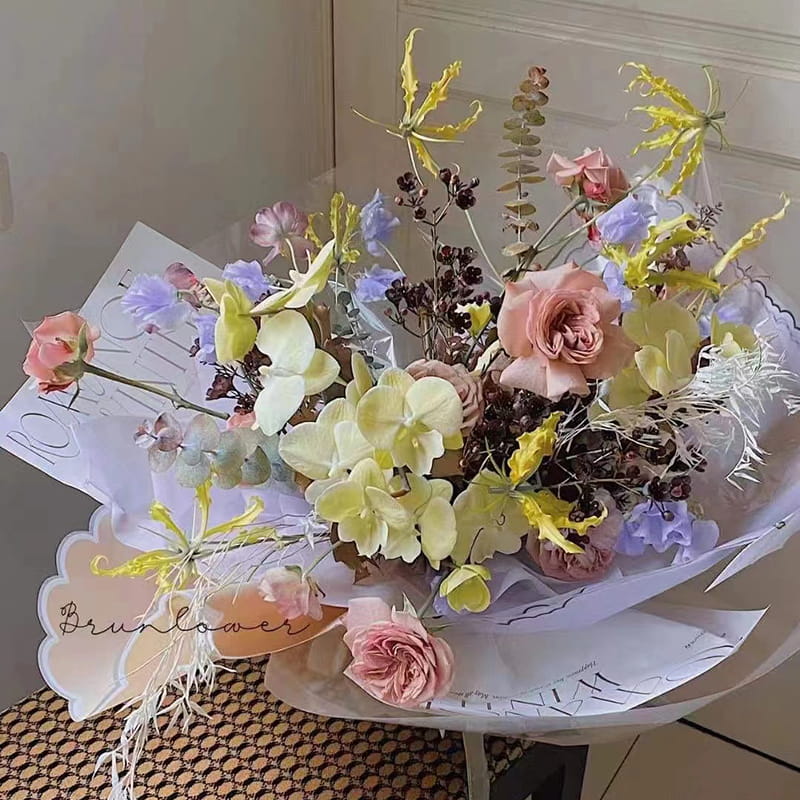 کاغذ بسته بندی گل فیلم ژله ای گلبرگ