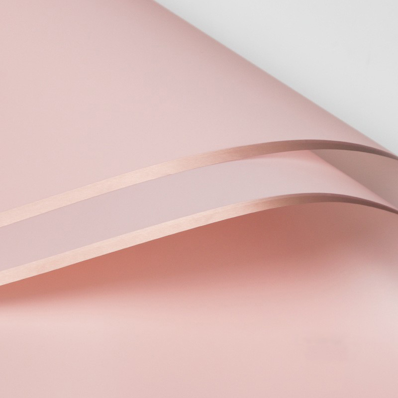 کاغذ بسته بندی گل مات با لبه طلا