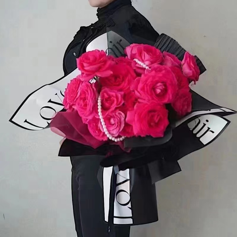 کاغذ بسته بندی دسته گل سینتیا ابدی