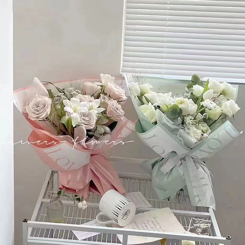 کاغذ بسته بندی دسته گل سینتیا ابدی