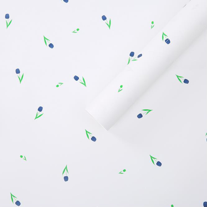 دسته گل کاغذ بسته بندی ضخیم با کلمات هنری