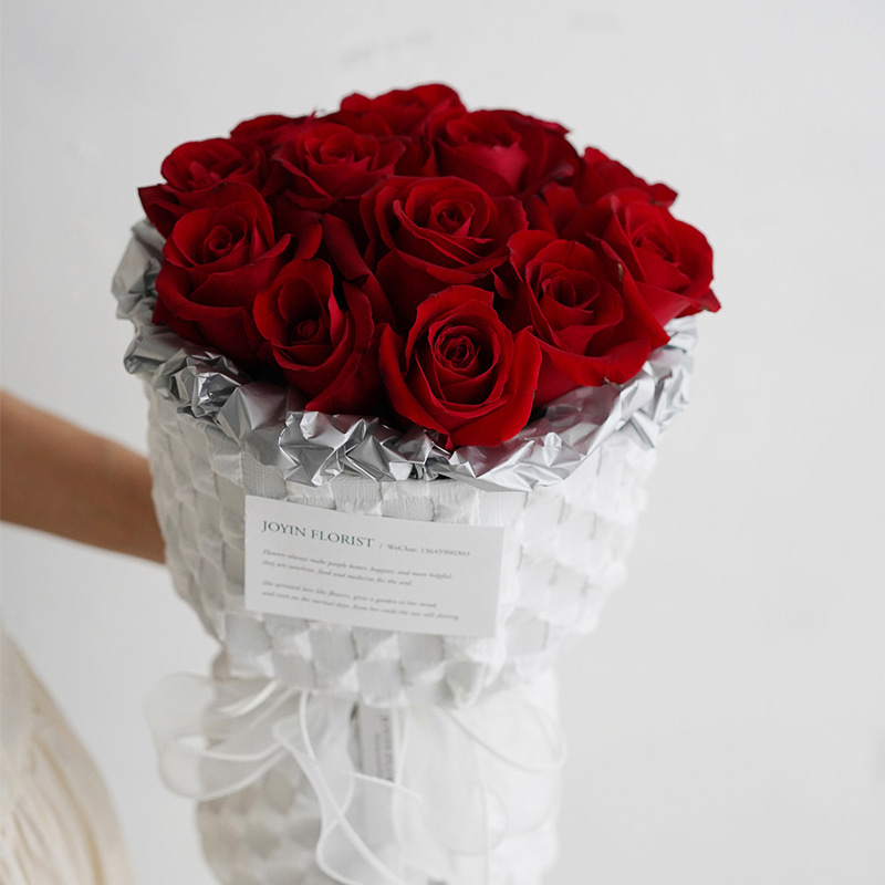 کاغذ گلابی برفی رنگارنگ بسته بندی گل