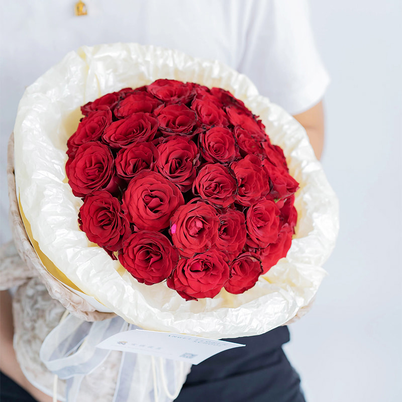 کاغذ گلابی برفی رنگارنگ بسته بندی گل