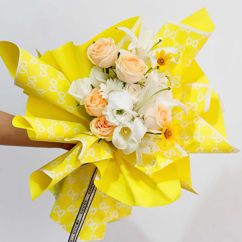 کاغذ بسته بندی شیک G-Flower