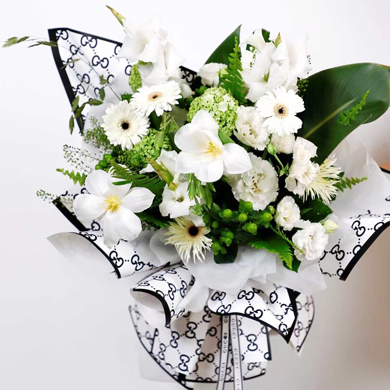 کاغذ بسته بندی شیک G-Flower